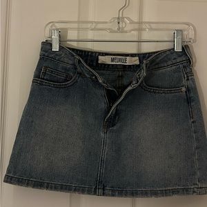 Brandy Melville Denim Miniskirt